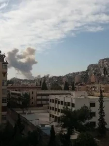 عدوان إسرائيلي على أحياء في دمشق وقاعدة جوية استراتيجية