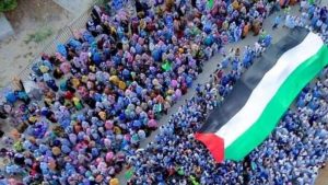 مسيرة ضخمة في موريتانيا دعماً لغزة ومطالبة بوقف الإبادة