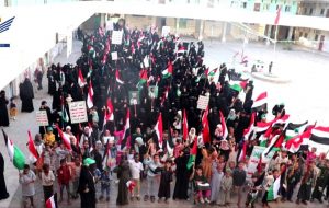 20250117_192300 وقفات نسائية بالحديدة تحت شعار “مع غزة.. ثبات وانتصار”