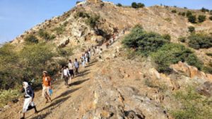 مديرية أسلم تشهد مناورة ومسيردعما لغزة