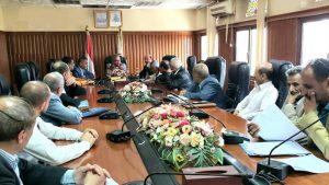 إب اجتماع لمناقشة تطوير العملية التعليمية في كلية الزراعة بجامعة إب