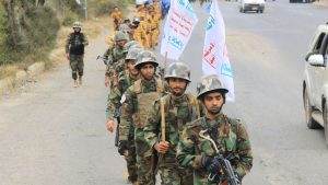 تعز تعز.. مسير لمنتسبي أجهزة الشرطة دعماً لغزة وتأكيداً على الجهوزية