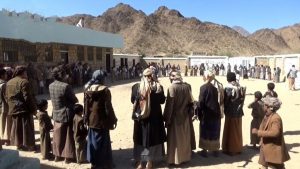 صرواح وقفة في صرواح نصرة لغزة وتأكيدا على الجهوزية لمواجهة العدو