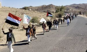 صنعاء.. مديرية خولان تشهد مسيراً ووقفة مسلحة لقبيلة الأعروش صنعاء.. مديرية خولان تشهد مسيراً ووقفة مسلحة لقبيلة الأعروش