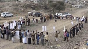 مديريات تعز مديريات تعز تشهد وقفات مسلحة لإعلان النفير العام في مواجهة العدو