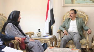 وزير الخارجية يلتقي المديرة القطرية للمجلس النرويجي للاجئين1 وزير الخارجية يلتقي المديرة القطرية للمجلس النرويجي للاجئين