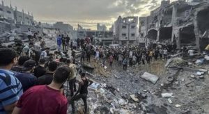 IMG-20250114-WA0023 العدو الصهيوني يسابق وقف إطلاق النار بتهديد سكان جباليا بمطالبات الإخلاء