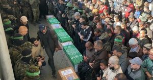 IMG_20250121_202031_329 كتائب القسام تشيع 5 من قادتها الشهداء في جباليا