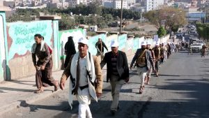 مديرية الظهار تشهد مسير ومناورة لخريجي دورات التعبئة