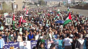 12555 102 مسيرة جماهيرية في إب تأكيداً على نصرة غزة ورفض التهجير