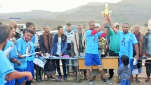 3 بالصور: دوري الفقيد الحدي يختتم منافساته بمديرية دمت محافظة الضالع