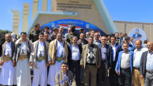 44 قيادة وزارة الكهرباء والمياه تزور ضريح الشهيد الرئيس الصماد ورفاقه