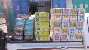 مؤسسة يمن ثبات بريمة تسيّر قافلة عينية دعماً للمرابطين في الجبهات