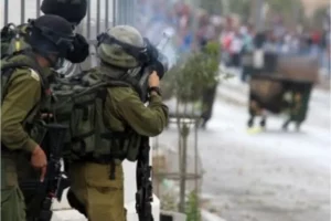 إصابة طفل فلسطيني برصاص العدو جنوب نابلس