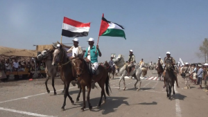 7 مديرية التحيتا بالحديدة تشهد عرضًا عسكريًا لخريجي دورات التعبئة “طوفان الأقصى”