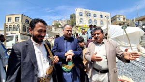 الاطلاع على سير تنفيذ مشروع جولة ومجسم ألوية النصر بحجة