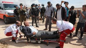 اصابة برصاص العدو خلال اقتحامه الظاهرية جنوب الخليل