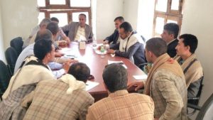 التمويني اجتماع في حجة لمناقشة الوضع التمويني