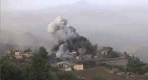 العدوان يواصل القصف الجوي والمدفعي على صعدة أضرار في المنازل والممتلكات بقصف مدفعي للعدو السعودي على صعدة