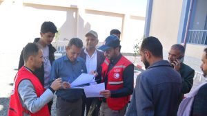 الهلال محلي صنعاء يتسلم مبنى مدرسة الإمام الحسين بن علي في بني مطر