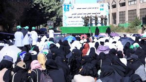 فعالية في إب لطالبات الجامعات بالذكرى السنوية للشهيد الصماد