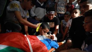 استشهاد طفل برصاص العدو الصهيوني شرق مدينة رفح