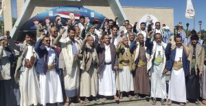 قيادات محافظة صعدة تزور ضريح الشهيد الصماد