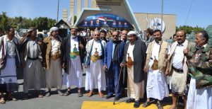 قيادة وأعضاء الشورى يزورون ضريح الرئيس الصماد