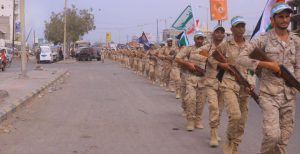 الحديدة تشهد مسير لخريجي الدورات القيادية لقوات التعبئة العامة