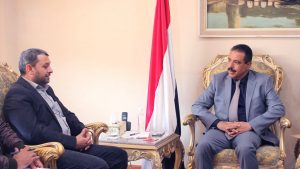 وزير الخارجية يلتقي رئيس بعثة منظمة أطباء بلا حدود الهولندية بصنعاء وزير الخارجية يلتقي رئيس بعثة منظمة أطباء بلا حدود الهولندية بصنعاء