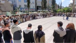 وقفات تضامنية في إب مع الشعب الفلسطيني ورفضاً لتهجير أبناء غزة