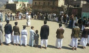 IMG_20250221_195354_787 مسيرات ووقفات حاشدة في صنعاء نصرة للشعب الفلسطيني وتأكيدا على الجهوزية