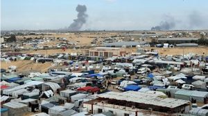 IMG_20250224_223847_235 العدو الصهيوني يشن غارتين على رفح مستمرا في خروقاته للاتفاق