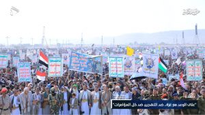 صعدة تشهد 35 مسيرة حاشدة رفضاً لخطة التهجير والتحذير من أي عدوان على غزة