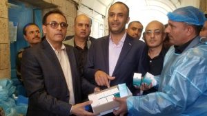 الضرائب تقدم مساعدات علاجية لجرحى انفجار محطات الغاز في الزاهر