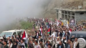 السرايا عرض لسرايا رمزية من قوات التعبئة في المحابشة بحجة