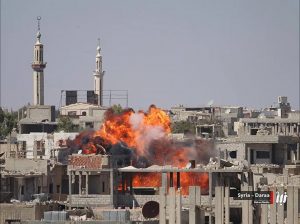 درعا استشهاد 6 مدنيين بقصف صهيوني على درعا في سوريا