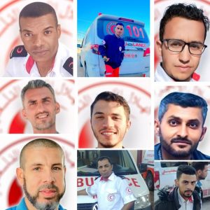 الهلال الأحمر الفلسطيني يعلن انتشال 14 جثمانا بينهم 8 مسعفين من طاقهم المفقود