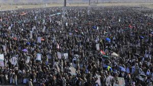 35 مسيرة هادرة في صعدة تؤكد الثبات مع غزة والنفير لمواجهة العدوان الامريكي