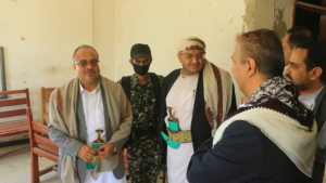 تعز..وزير العدل يتفقد سير العمل بقاعات المحاكم في المجمع القضائي