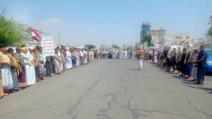 وقفات بالحديدة تضامناً مع غزة وتنديداً بجرائم القتل في سوريا