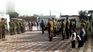 IMG-20250331-WA0068 زيارات عيدية لمنتسبي عدد من الوحدات والنقاط الأمنية بتعز