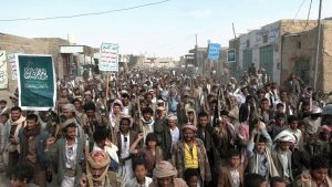 IMG_20250317_235627_927 مسيرات حاشدة في الجوف تعبيرا عن الثبات مع غزة والجهوزية لمواجهة التصعيد العدواني الأمريكي