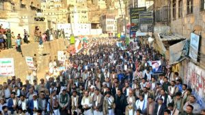 30 مسيرة حاشدة في المحويت تؤكد الاستمرار في نصرة غزة ومواجهة التصعيد الأمريكي