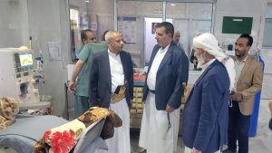 تدشين محطة معالجة مياه مركز الغسيل الكلوي وبرنامج الإحسان الطبي الرمضاني بمستشفى 22 مايو