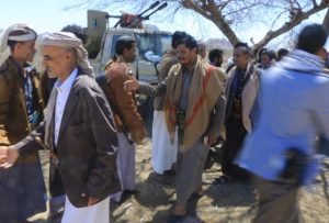 زيارة عيدية لتفقد أحوال المرابطين بـ جبهة “أبعر” بمديرية صبر الموادم في تعز