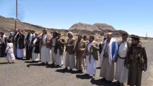 بني مطر قافلة من المجلس المحلي في بني مطر للمرابطين في جبهة صرواح