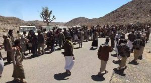 زيارة عيدية وقافلة للمرابطين في جبهة حلحل بأبين