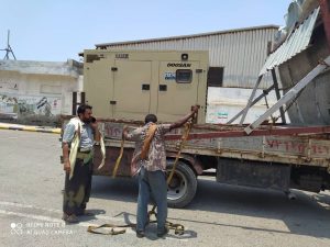 رفد مستشفى اللحية الريفي في الحديدة بمولد كهربائي لتعزيز الخدمات الطبية