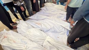 المكتب الإعلامي بغزة: العدو ارتكب مجزرة مروعة بحق النازحين في جباليا